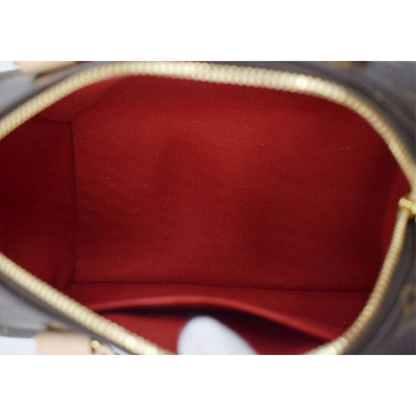 LOUIS VUITTON Speedy Bandouliere 20 Monogram Canvas Crossbody Bag Brown