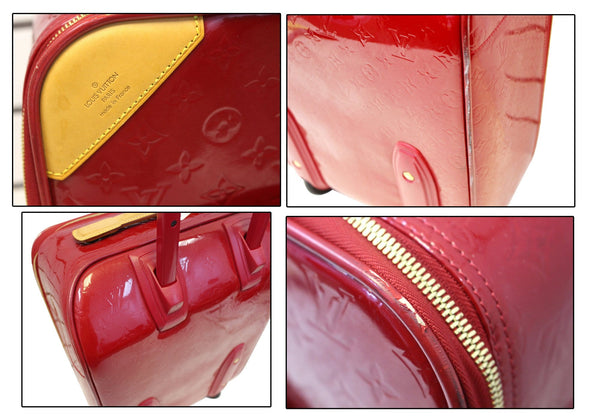 LOUIS VUITTON Pomme D'Amour Monogram Vernis Pegase 45 Suitcase