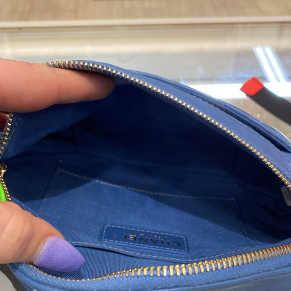 Chanel Bi Classic Quilted Lambskin Leather Waist Bag - Inside