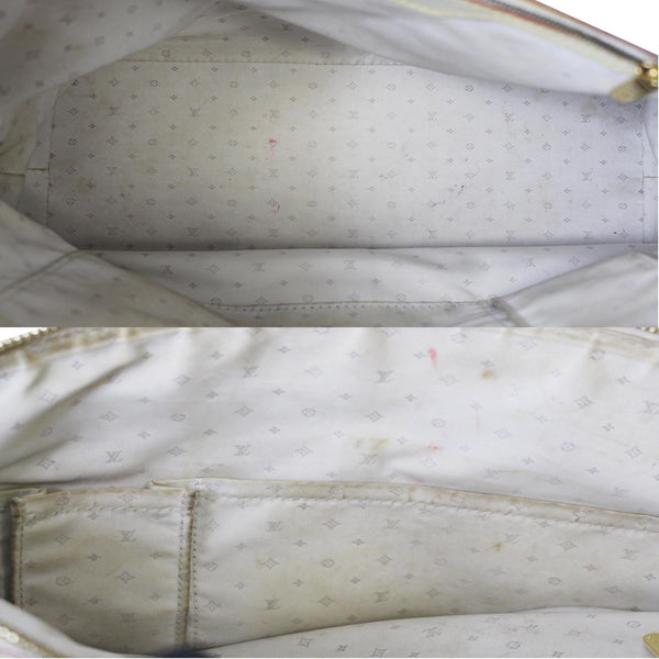 Louis Vuitton Lockit MM Suhali Leather Bag interior