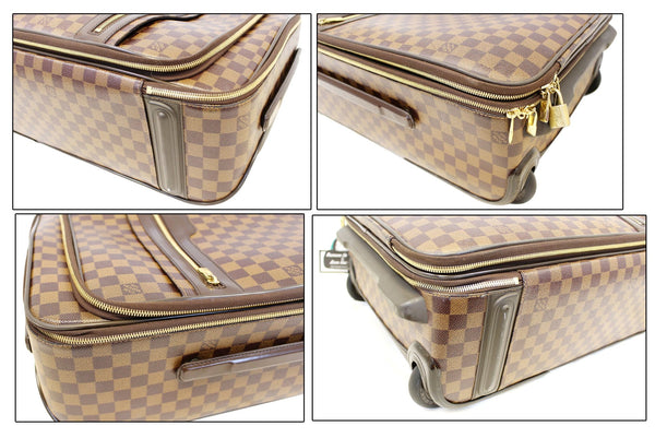 LOUIS VUITTON Damier Ebene Pegase 55 Business Suitcase