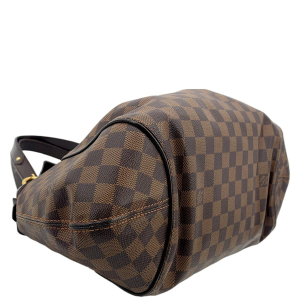 LOUIS VUITTON Sistina GM Damier Ebene Shoulder Bag Brown