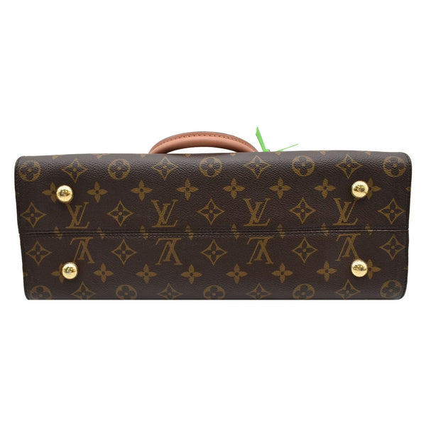 LOUIS VUITTON Tuileries Monogram Canvas Shoulder Bag Sesame Peach Creme