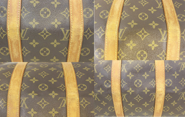 LOUIS VUITTON Monogram Keepall 45 Bandouliere Duffle Travel Bag