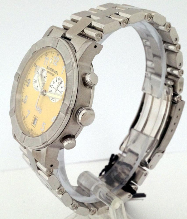 Raymond Weil W1 8000 Parsifal Chronograph Date Mens Watch Stainless Steel