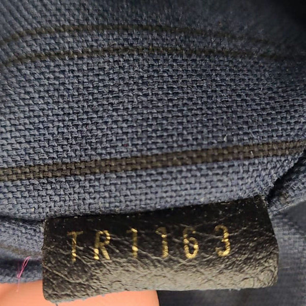 LOUIS VUITTON Lumineuse PM Monogram Empreinte Leather Shoulder Bag Black