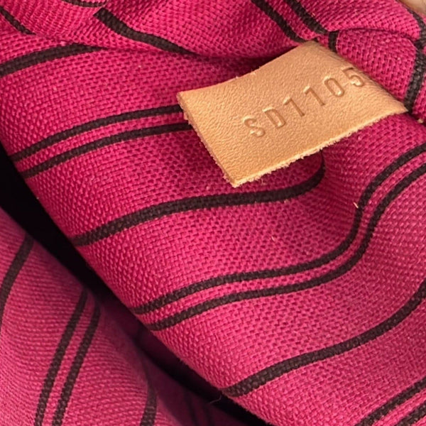 LOUIS VUITTON Neverfull MM Monogram Canvas Tote Shoulder Bag Fuchsia