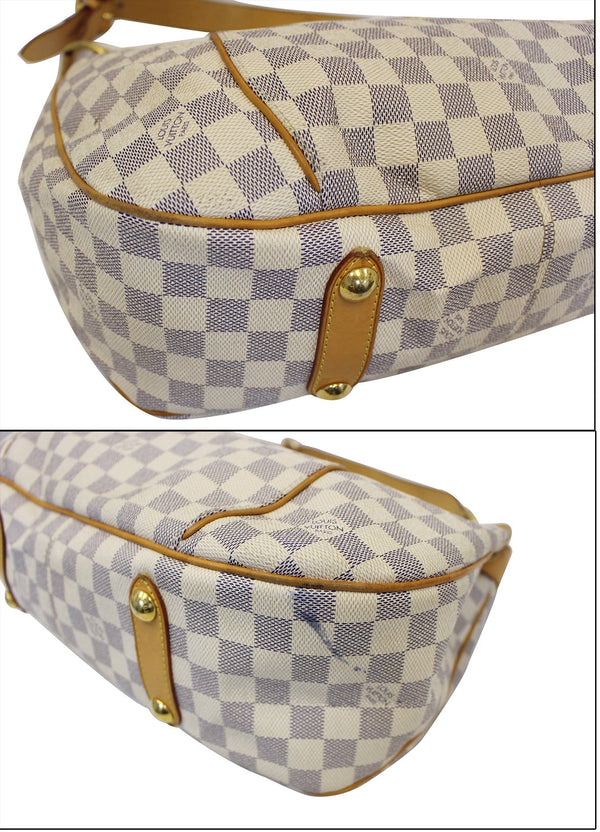 LOUIS VUITTON Damier Azur Galliera PM Shoulder Bag