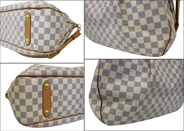 LOUIS VUITTON Damier Azur Siracusa GM Shoulder Handbag