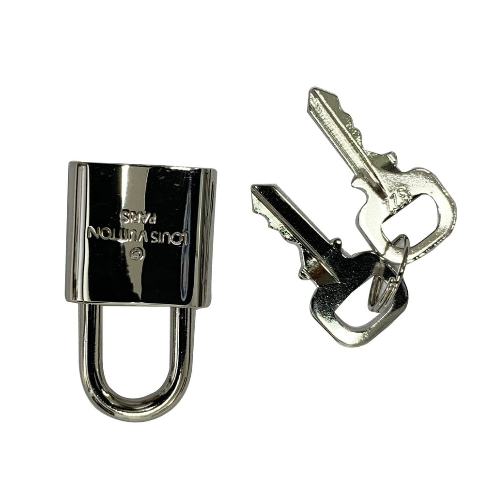 Louis Vuitton Padlock and 2 Keys Bag Charm Number 444