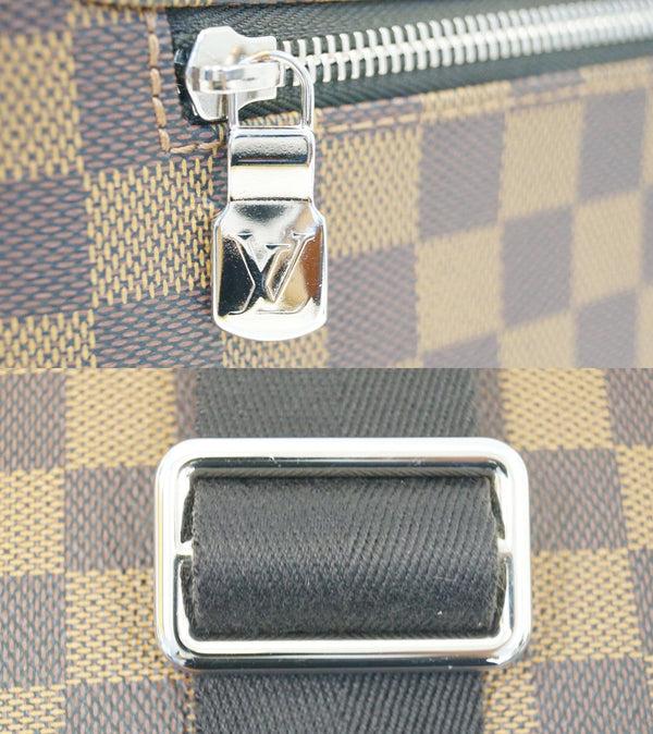 LOUIS VUITTON Brown Damier Ebene District MM Messenger Bag