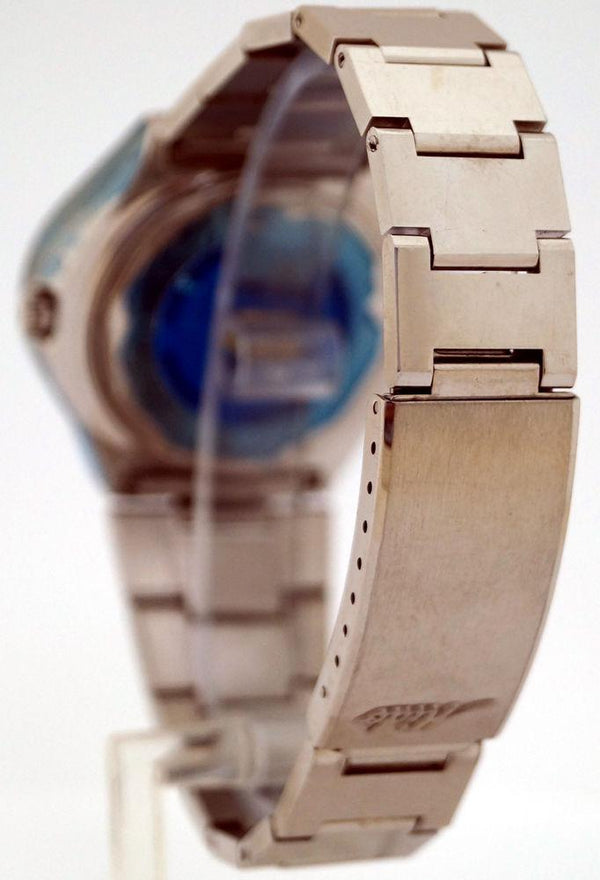 Mido Commander 8689 Automatic Blue SS Day/Date Swiss Watch