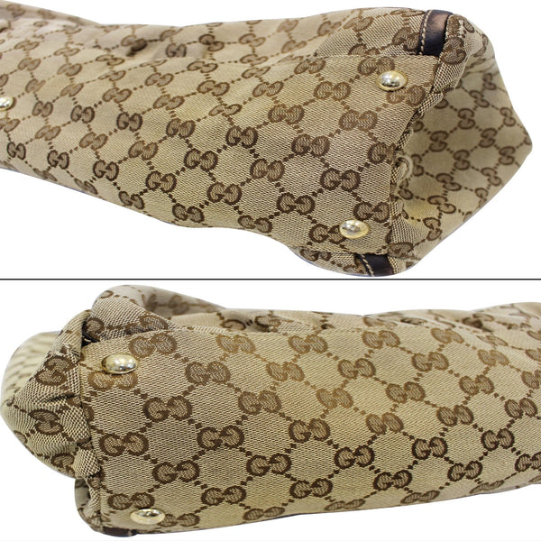 GUCCI Abbey D Ring GG Canvas Large Hobo Bag 189835-US