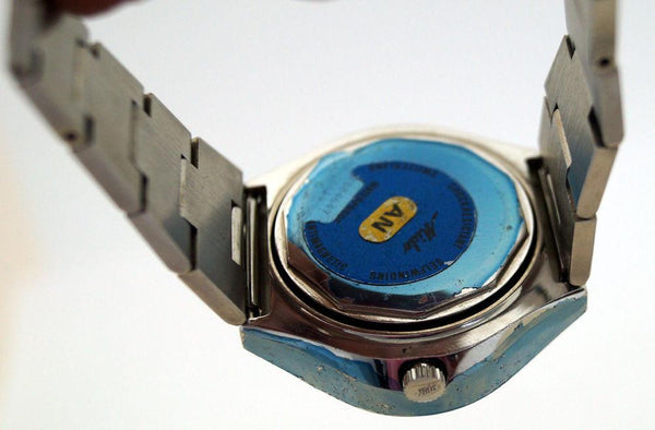 Mido Rare Mens Commander 8689 Automatic Blue SS Day/Date Swiss Watch EX091316-34H