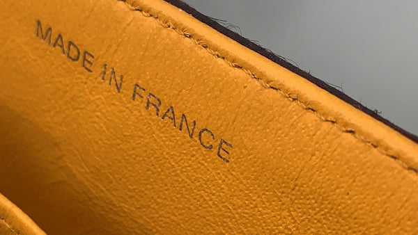 CHANEL Coco Pony Hair Leather Shoulder Bag Burgundy