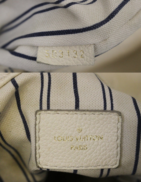 LOUIS VUITTON Artsy MM Neige Empreinte Leather Shoulder Bag-US