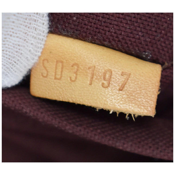 LOUIS VUITTON Iena MM Monogram Canvas Shoulder Bag Brown