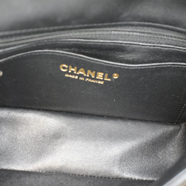 CHANEL Mini Rectangular Flap Quilted Lambskin Leather Shoulder Bag Black- Hot Deals