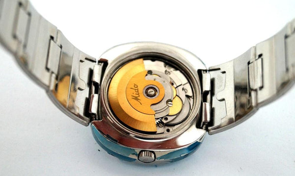 Mido Commander 8669 Automatic Gray SS Day/Date Swiss Watch