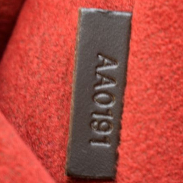 Louis Vuitton Evora MM Damier Ebene Shoulder Bag Brown - Number