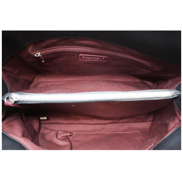 Chanel CC Charm Quilted Lambskin Patent Leather Bag inner preview