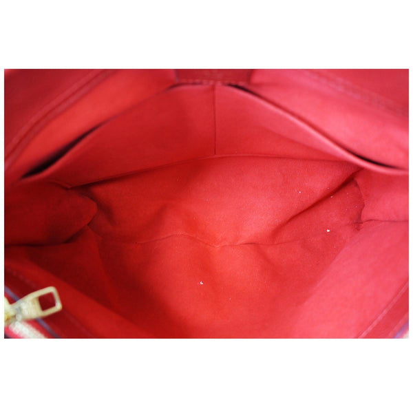 inside LV Pallas Chain Shopper Monogram Canvas Bag