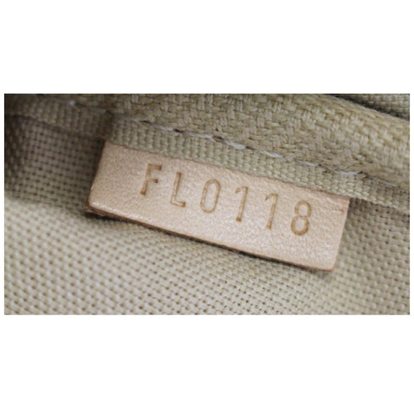 LV Favorite PM Damier Azur Crossbody Bag with tag number