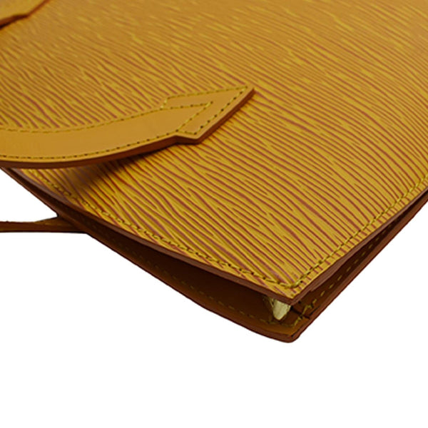 LOUIS VUITTON Saint Jacques Epi Leather Shoulder Bag Yellow