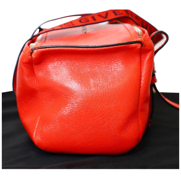 GIVENCHY Mini Pandora Leather Crossbody Bag Red