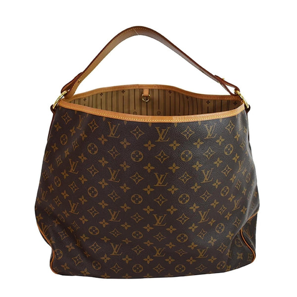 LOUIS VUITTON Delightful GM Monogram Canvas Shoulder Bag Brown