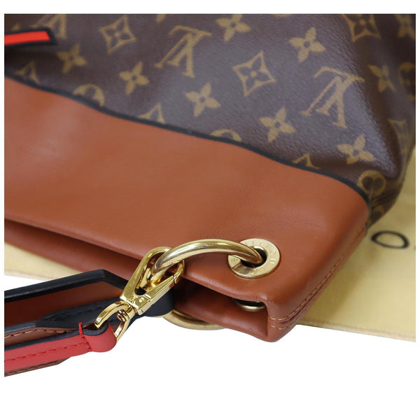 LOUIS VUITTON Tuileries Besace Monogram Canvas Shoulder Bag Caramel
