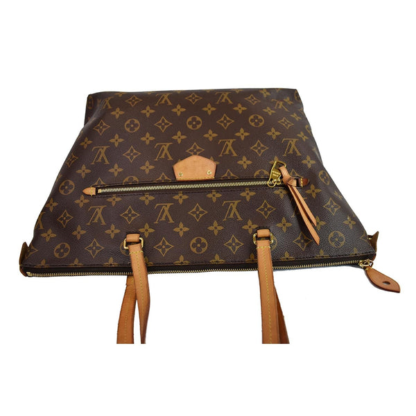 LOUIS VUITTON Iena MM Monogram Canvas Shoulder Bag Brown