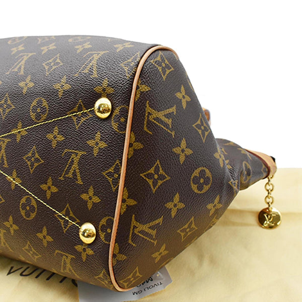 LOUIS VUITTON Tivoli GM Monogram Canvas Satchel Bag Brown