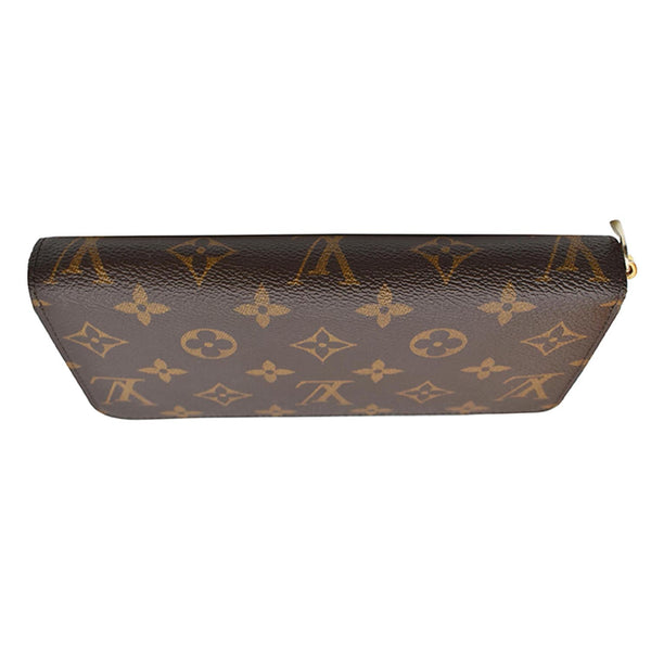 LOUIS VUITTON Monogram Canvas Zippy Long Wallet Brown
