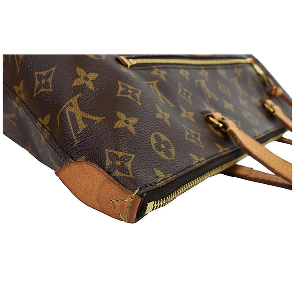 LOUIS VUITTON Iena MM Monogram Canvas Shoulder Bag Brown