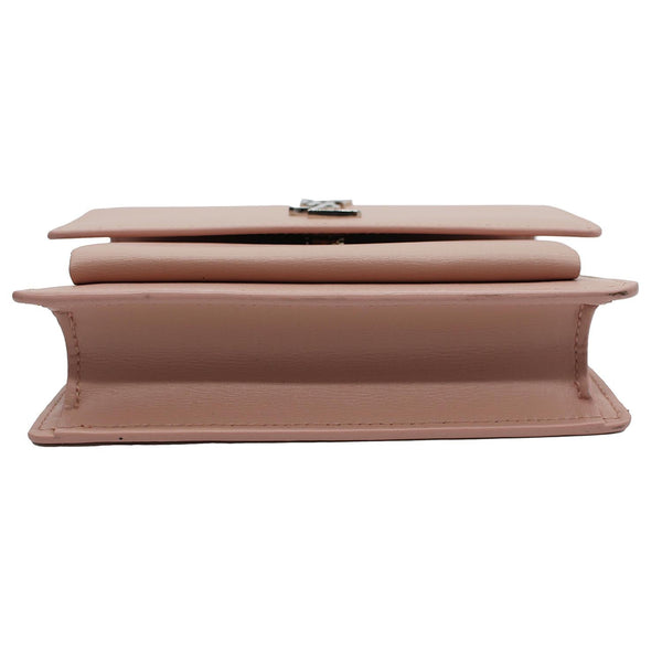 YVES SAINT LAURENT Monogram Sunset Medium Leather Shoulder Bag Pink