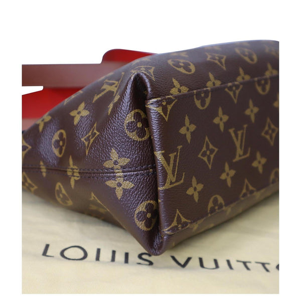 LOUIS VUITTON Tuileries Besace Monogram Canvas Shoulder Bag Caramel