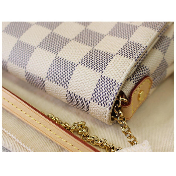 used Louis Vuitton Favorite PM Damier Azur Crossbody Bag