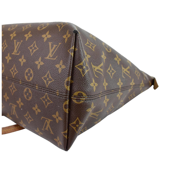 LOUIS VUITTON Iena MM Monogram Canvas Shoulder Bag Brown