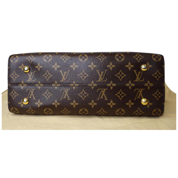 LOUIS VUITTON Tuileries Monogram Canvas Tote Shoulder Bag Brown