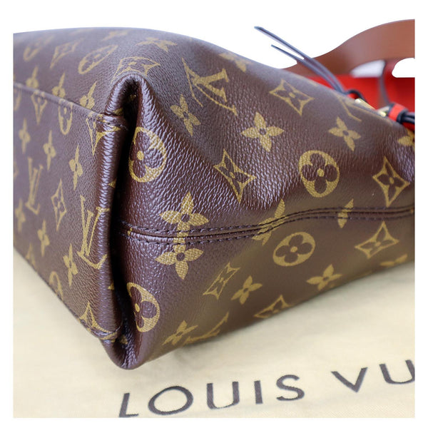 LOUIS VUITTON Tuileries Besace Monogram Canvas Shoulder Bag Caramel