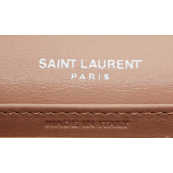 YVES SAINT LAURENT Monogram Sunset Medium Leather Shoulder Bag Pink