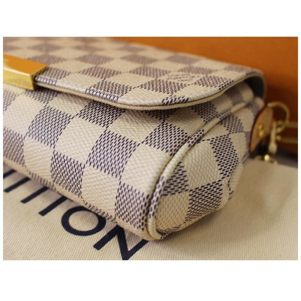 Louis Vuitton Favorite PM Damier Azur Crossbody Bag exterior