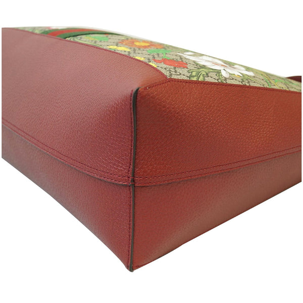 GUCCI Ophidia GG Flora Medium Tote Bag Red 547947
