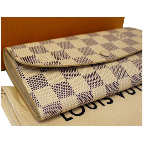 Louis Vuitton Emilie Wallet Damier Azur - authentic LV wallets