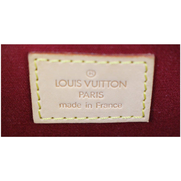 LOUIS VUITTON Bellevue PM Vernis Leather Satchel Bag Pomme D'Amour
