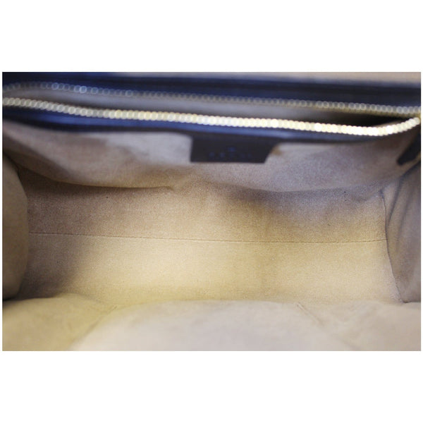 GUCCI Small Padlock GG Supreme Monogram Top Handle Crossbody Bag 45318-US