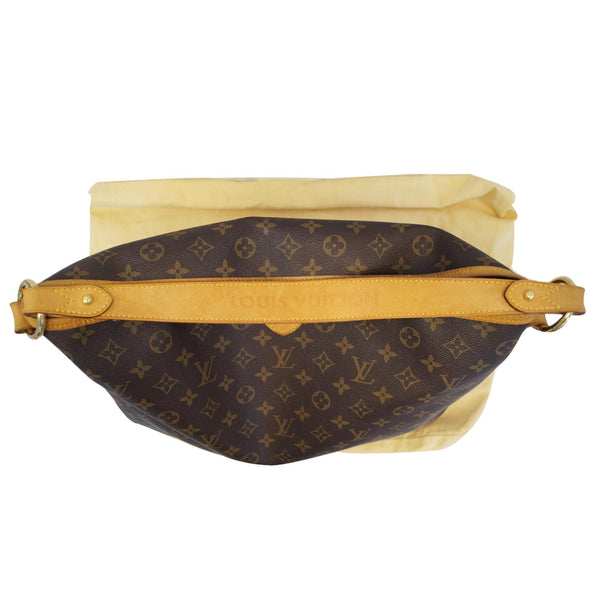 LOUIS VUITTON Delightful MM Monogram Canvas Shoulder Bag Brown