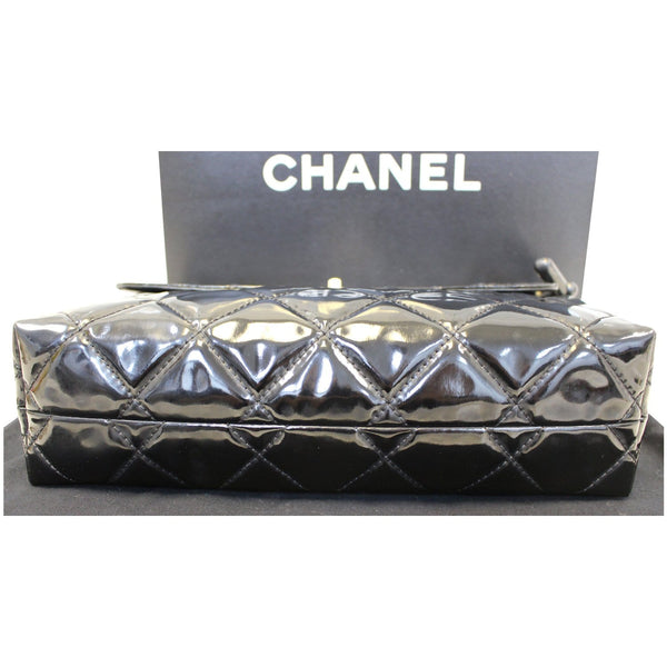 CHANEL Sac Rabat Patent Leather Shoulder Bag-US