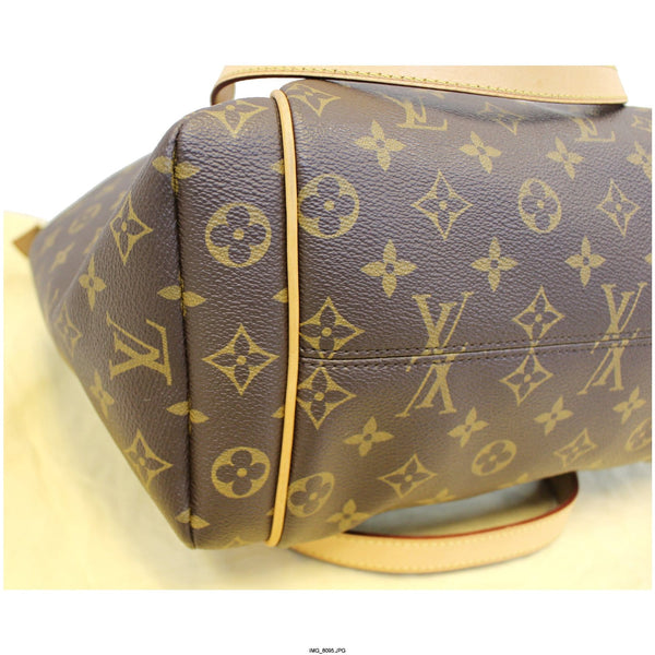 LOUIS VUITTON Totally MM Monogram Canvas Brown Tote Shoulder Bag